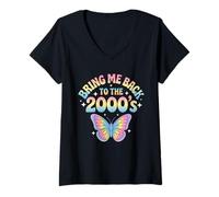 Women's Back to Y2K - Bring Me Back to The 2000's V-Neck T-Shirt