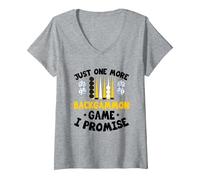 Women's Backgammon Board Game V-Neck T-Shirt, Heather Grey, Small