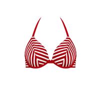 Women's backless bikini top Lisca Bondi Beach Rouge 105E