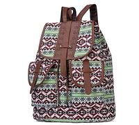 Women's Backpack Boho Ethnic Backpack Large Capacity Travel Backpack Shoulder Bag,Chocolate,30cm x 15cm x 40cm (style 1)