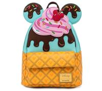 Women's backpack Loungefly Loungefly Disney Mickey Minnie Ice Cream Doré 22,5x25x10 cm