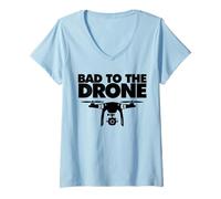 Women's Bad to The Drone V-Neck T-Shirt
