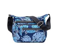 Women's Bag Nylon Printed One Shoulder Messenger Bag Casual Mother Bag Large Capacity Women's Messenger Bag Canvas Bag Shoulder Bag for Women (C, One Size)