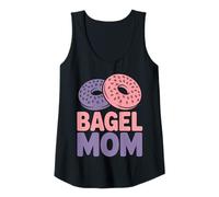 Womens Bagel Mom Funny Bagel Tank Top