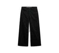 Women's baggy chino trousers Superdry Noir 28x32