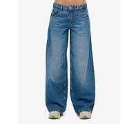 Women's Baggy Jeans Superdry Low Rise Bleu 24x30