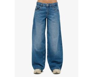 Women's Baggy Jeans Superdry Low Rise Bleu 24x32