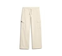 Women's baggy joggers with cargo pockets Superdry Vintage Athletic Essentials Beige M
