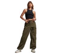 Women's baggy parachute Trousers Superdry Vert M/L