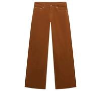Women's baggy Trousers Superdry Mini Cord Marron 28x30