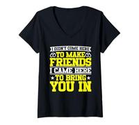 Womens Bail Enforcement Agent BEA Fugitive Recovery Agent V-Neck T-Shirt