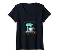 Women's Bake It Till You Make It Cake Baker V-Neck T-Shirt
