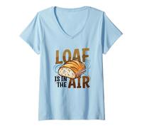 Women's Baker LOAF is in The AIR Bread Baking V-Neck T-Shirt