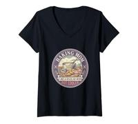 Women's Baking Mom Like A Regular Mom But Cooler Baker Mom V-Neck T-Shirt