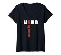 Women's Bali Ubud T-Shirt V-Neck T-Shirt