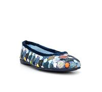 Womens Ballerina Slippers Ballet Slippers Slip On Slippers Carpet Slippers Ladies Slippers Womens Slippers Memory Foam Slippers Rubber Sole Blue/Purple 8 UK