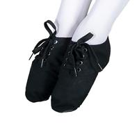 Womens Ballet Flat Lace-Up Soft Bottom Foldable Dance Shoes Canvas Sole Gymnastics Yoga Ballerina Dancing occasin Suitable for ractice rofessional Prom Performance Parties (Black, 7)