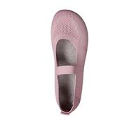 Women's Ballet Flats Elegant Slip On Knit Shoes Flat Barefoot Ballerina Closed Moccasin Round Toe Barefoot Shoes Comfortable Soft Lightweight Trick Dress Shoes Low Wedge Flats Walking Shoes, purple, 6