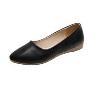Women's Ballet Flats Flat Casual Shoes Quick Drying Low Shoes Slip On Profile Sole Ergonomic Shoes Business Office Work Shoes Comfortable Elegant Women's Shoes Flats for Women, black, 9 UK
