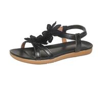 Women'S Ballet Flats & Pumps Sandals From Europe America Southeast Asia Retro Vacation Sandals Women's Plus Size Women's Shoes Size 5 Low Heel (Black, 7)