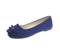 Womens Ballet Flats Soft Flat Shoes Slip On Driving Loafers for Women Casual Ballet Shoes with Comfortable Sole Ballerina Pumps for Everyday Wear, Commuting, and Long Car Journeys Blue
