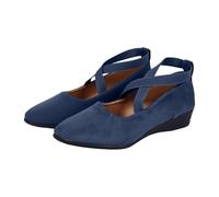 Womens Ballet Flats Summer Slip On Shoes Cross Strap Round Toe Ballerina Pumps Lightweight Non Slip Comfortable Casual Boat Shoes Elegant Walking Footwear Blue