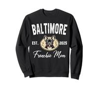 Womens Baltimore Frenchie Mom French Bulldog MD Dog Lover Sweatshirt