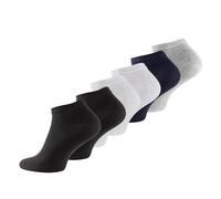 Women's Bamboo Ankle Socks, Trainer Socks, 6 pairs multipack, Anti slip, soft and breathable, casual daily use, white black pink grey UK size 4-7 (UK, Numeric, 7.5, 12, Regular, Regular, 6x Mix-2)