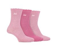 Womens Bamboo Boot Socks by Jeep - 3 Multi Pack Soft Top Socks Size 4 5 6 7