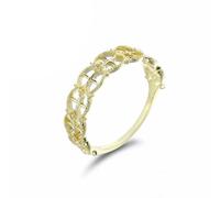 Womens Band Rings, Women Rings Set Hollow with Topaz 18.1K Gold Size H 1/2 Jewelry Set for Women