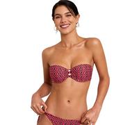 Women's bandeau swimsuit top Selmark Kaleido Rose 100D