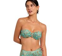 Women's bandeau swimsuit top Selmark Utopia Turquoise 95C