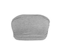 Urban Classics Women's Ladies Bandeau top, Gray, L