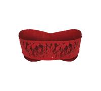Urban Classics Women's Tb586-ladies Laces Bandeau Top, red, XS