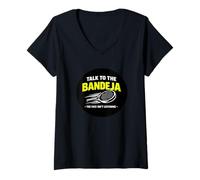 Women's Bandeja Ironic Hobby Padel Tournament V-Neck T-Shirt