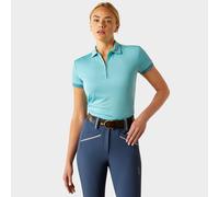 Women's Bandera 1/4 Zip Short Sleeved Polo Shirt, Blue L