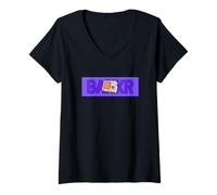 Womens Bankr $BNKR Crypto Cryptocurrency AI Bot V-Neck T-Shirt