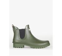 Women's Barbour WILTON Womens Chelsea Wellington Boots Olive - Tan