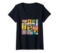 Womens Barcelona Friends Forever V-Neck T-Shirt