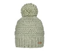 Womens Barts Jasmin Knit Bobble Beanie Ski Hat Stone