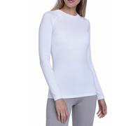 TCA Super Thermal Top Women - Ladies Thermal Vest - Thermals Womens - Ski Base Layer Women - Workout Tops for Cold Weather - Cloud White, M