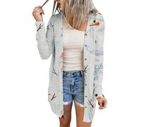 Womens Basic Christmas Tops 2025 Tee Shirt A Lady's Christmas Cardigan is Full of Casual Fashionable and Cute Designs Tunics for Daily Life Xmas Gifts (WH2, S)