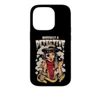 Women's Basically A Detective True Crime Podcast Fan Case for iPhone 14 Pro
