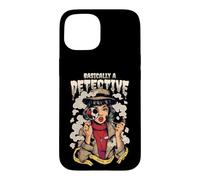 Women's Basically A Detective True Crime Podcast Fan Case for iPhone 15