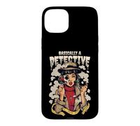 Women's Basically A Detective True Crime Podcast Fan Case for iPhone 15 Plus