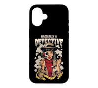 Women's Basically A Detective True Crime Podcast Fan Case for iPhone 16