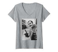 Womens Basil Fawlty Towers John Cleese V-Neck T-Shirt