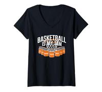 Womens Basketball Tshirts for Men Kids Youth Player Slam Dunk Teens V-Neck T-Shirt