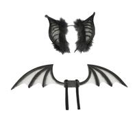 Women's Bat Headbands Soft Comfortable Hair Hoop Unique Styles Hair Rings For Role Playing And Festivals