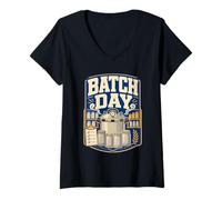 Women's Batch Day Canning Preserving Retro V-Neck T-Shirt